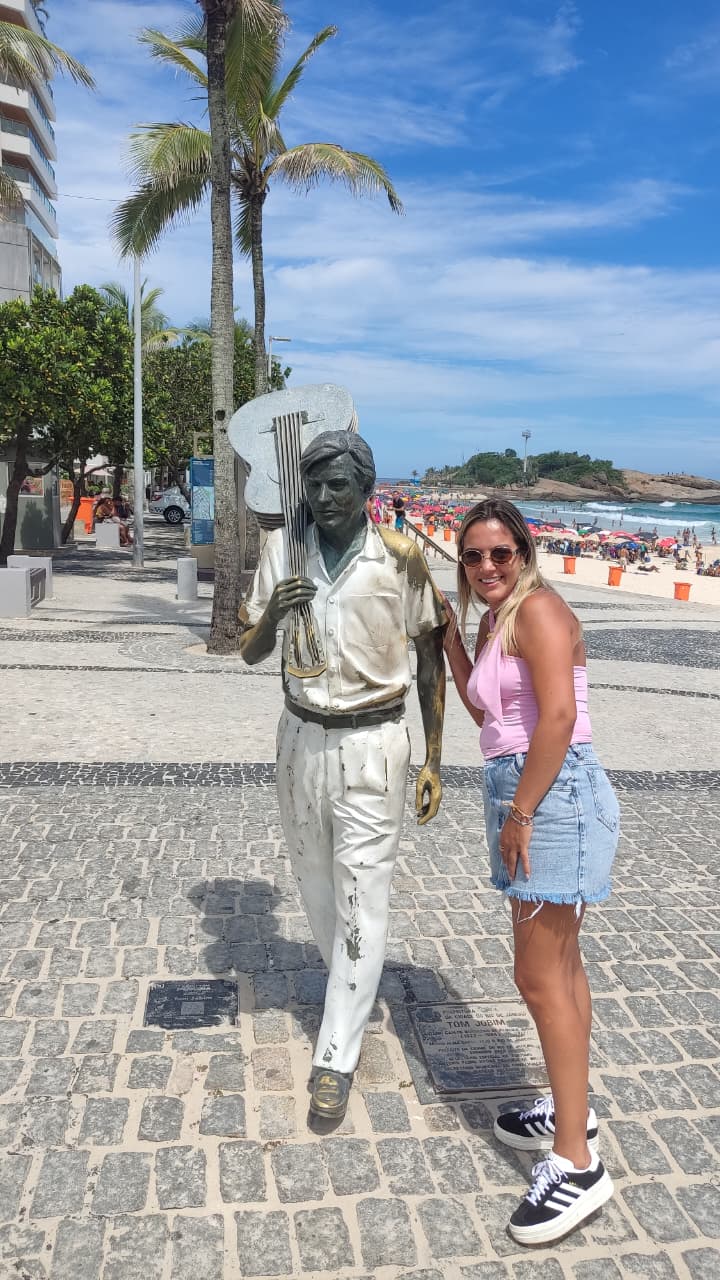 Passageira em passeio pelo Rio de Janeiro